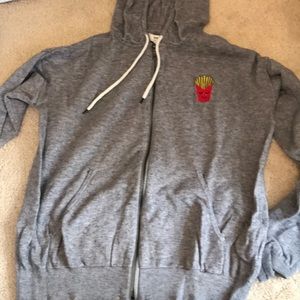 French fry zip up